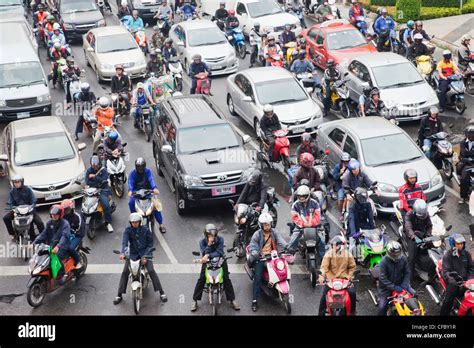 Thailand, Bangkok, Traffic Jam Stock Photo - Alamy