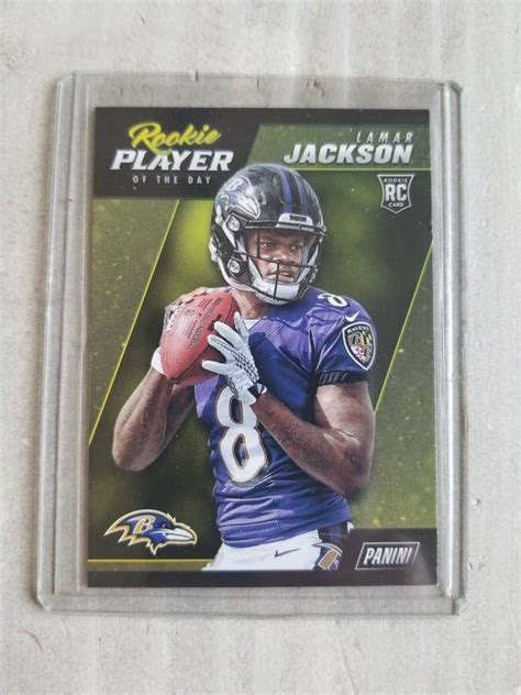 Lamar Jackson Panini Rookie Card - Baltimore Ravens Gift