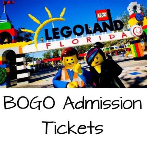 Legoland Florida Tickets : Buy 1, Get 1 Free | MyBargainBuddy.com