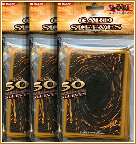 Yu-Gi-Oh! Deluxe Card Sleeves 50 Count Pack (Lot of 3) | DA Card World