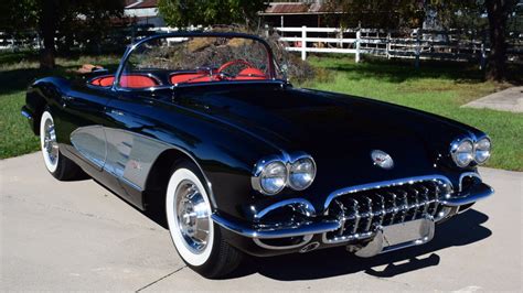 Black 1958 Chevrolet Corvette