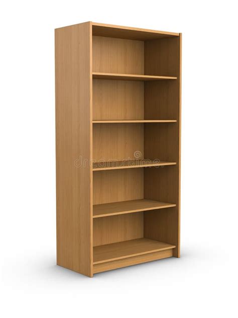 Empty bookshelf stock illustration. Illustration of furniture - 24275220