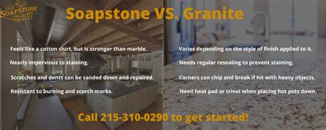 Why Choose Soapstone Over Granite? | Bucks County Soapstone Company Inc.