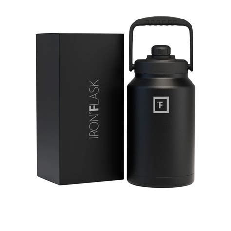 Iron Flask Bottle with Spout Lid 3.8L Midnight Black | Kitchen Warehouse™