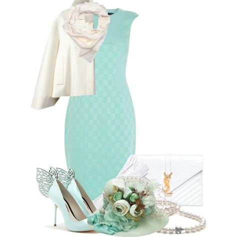 Aquamarine and white | Glamorous outfits, Fashion, Style