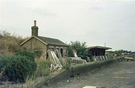 Chatteris Station in 1981 after it became derelict after it's closure ...