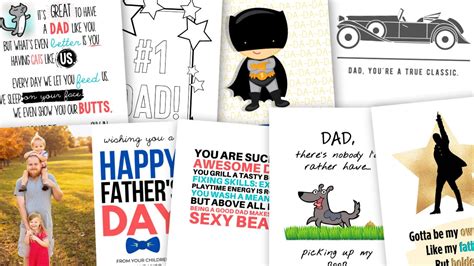 28 Printable Father’s Day Cards Dad Will Actually Want