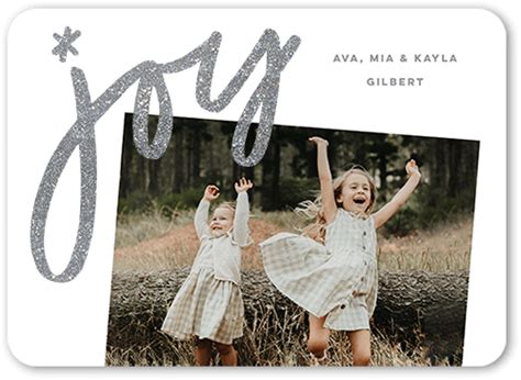 Brushed Sparkle 5x7 Glitter Card by Kelli Hall | Shutterfly