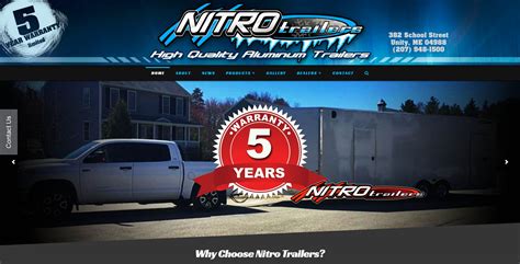 Nitro Trailers Website 1 - Nitro Designs