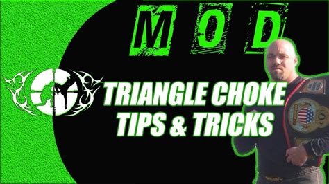 TRIANGLE CHOKE TIPS AND TRICKS - YouTube