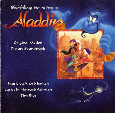 Alan Menken, Howard Ashman, Tim Rice – Aladdin (Original Motion Picture Soundtrack) (1992, JVC ...