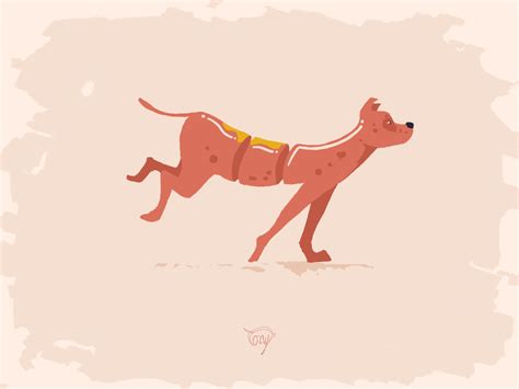 Hot dog with mustard by Tony on Dribbble