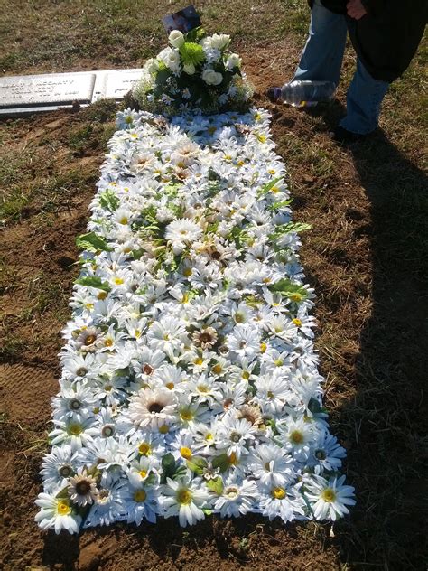 Grave With Flowers