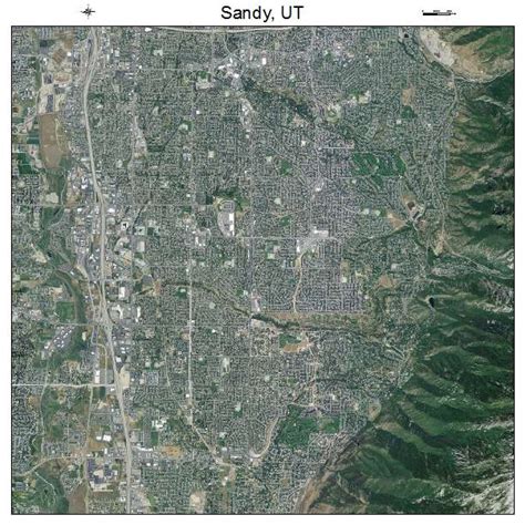 Aerial Photography Map of Sandy, UT Utah