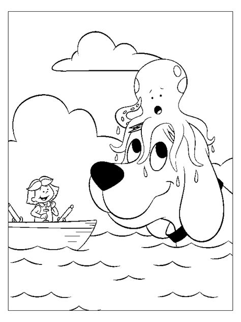 Clifford coloring pages to download and print for free