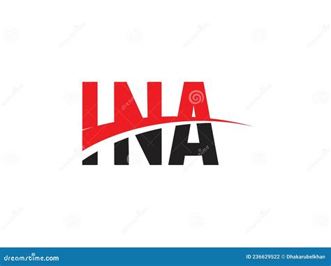 INA Letter Initial Logo Design Vector Illustration Stock Vector ...