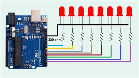 led circuit diagram arduino - Wiring Diagram and Schematics