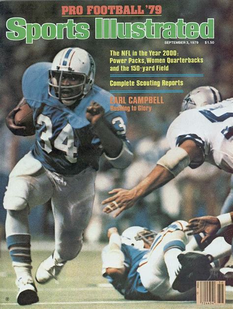 Houston Oilers Earl Campbell... Sports Illustrated Cover by Sports ...