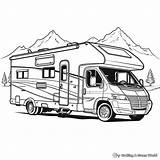 Camper & Rv Coloring Pages  Free Printable sketch template