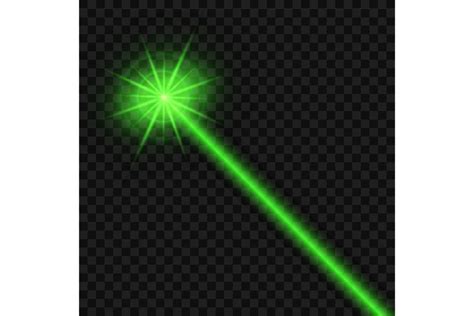 Abstract Green Laser Beam. Isolated on Graphic by DG-Studio · Creative ...