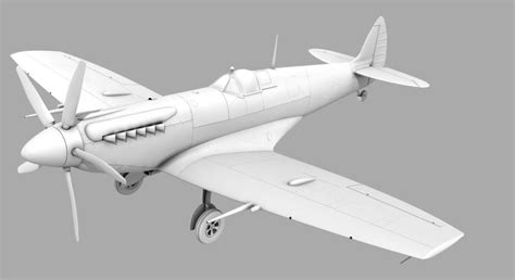 Supermarine spitfire 3D model - TurboSquid 1430570