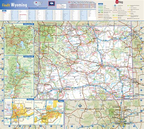 Wyoming State Wall Map by Globe Turner - Mapping Specialists Limited