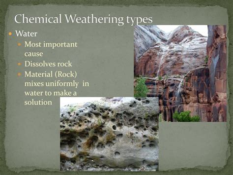 types of weathering presentation