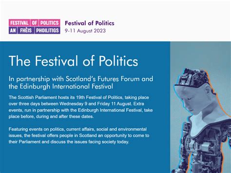 Event: Festival of Politics 2023 & the Scottish Council on Global Affairs