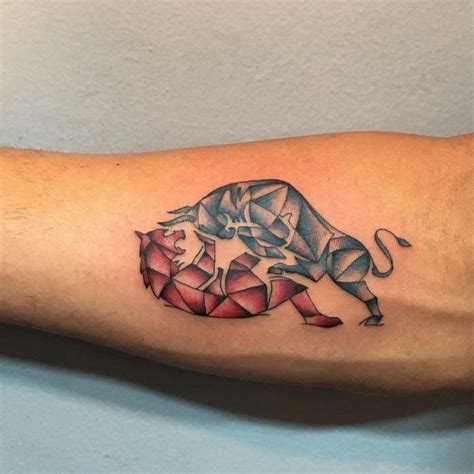 10+ Best Bull and Bear Tattoo Designs | Bear tattoo designs, Bull tattoos, Bear tattoo