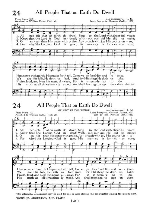 The Hymnbook 24. All people that on earth do dwell | Hymnary.org