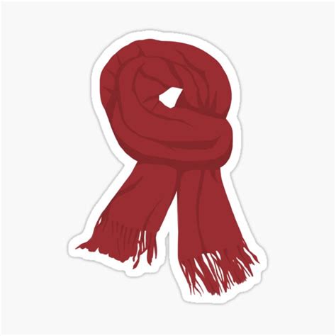 "taylor swift all too well red scarf" Sticker by folklakes | Redbubble