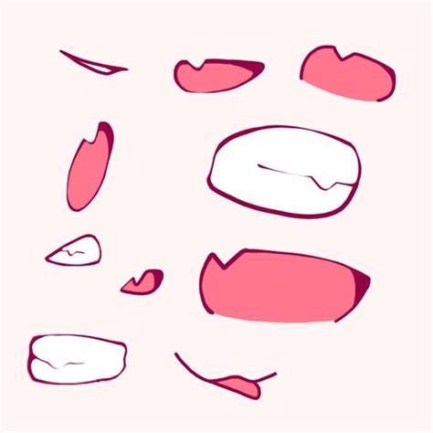 Cute Mouth Drawing