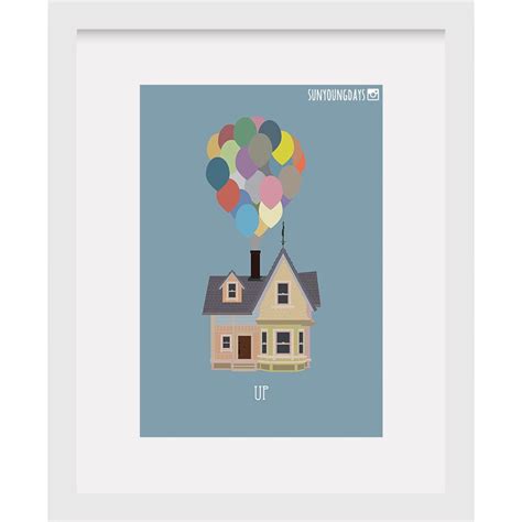 up movie poster postcard 4'X6'