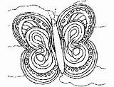 Friendly Butterfly Coloring Page sketch template