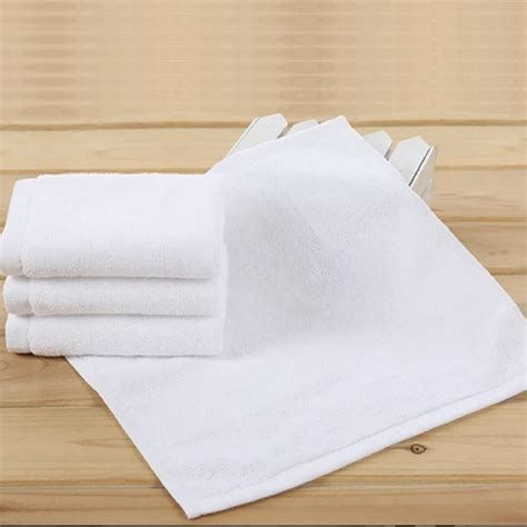 100% Cotton White Face Towel 50g - STARS Hotel Supplies