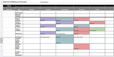 The Best Content and Social Media Calendar Templates - Solo PR Pro