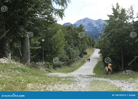 Vogel Mountain in Slovenian Alps Stock Photo - Image of mountainous ...