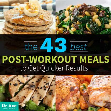 The 43 Best Post-Workout Meals for Faster Results - Dr. Axe