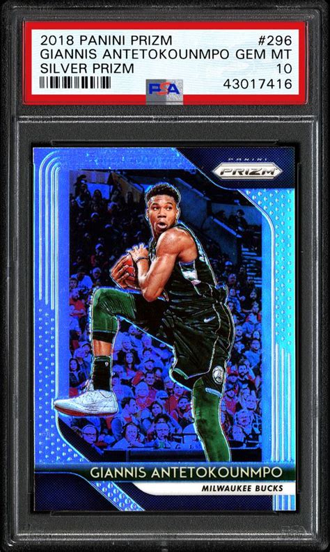 Auction Prices Realized Basketball Cards 2018 Panini Prizm Giannis ...