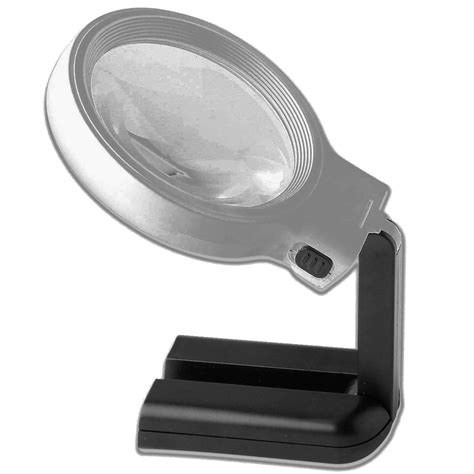 Stanz (TM) LED Lighted 2X 4X Folding Magnifying Glass with Stand Large Hands Free or Handheld ...