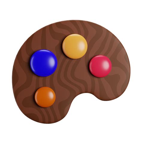 Palette, painting, paint, colour 3D illustration - Free download