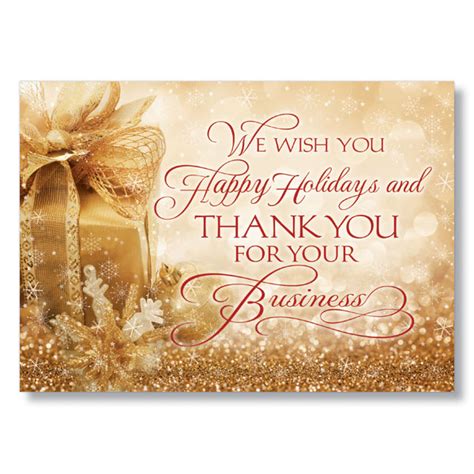 Business Thank-You Holiday Card | Corporate Christmas Cards | HRDirect