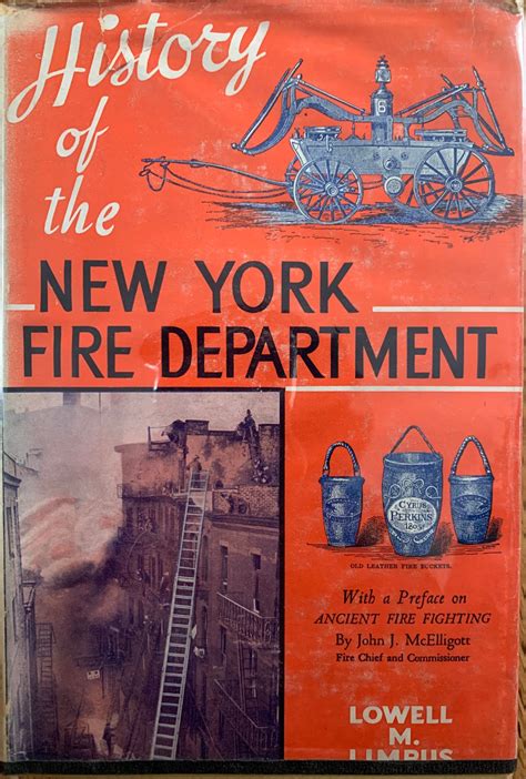 Vintage Book - History of the New York Fire Department