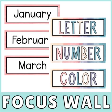 Focus Wall Preschool | Made By Teachers