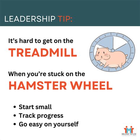 Hamster Wheel or Treadmill? - Melanie Taylor Consulting