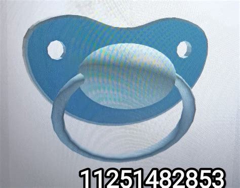 Blue pacifier in 2023 | Coding, Game codes, Coding clothes