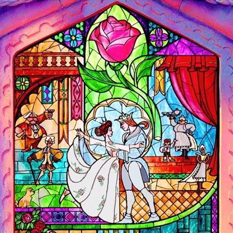 Beauty And The Beast Stained Glass Patterns