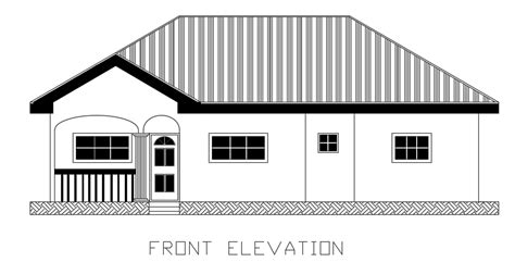 The front elevation view of the 13x8m house building view CAD drawing ...