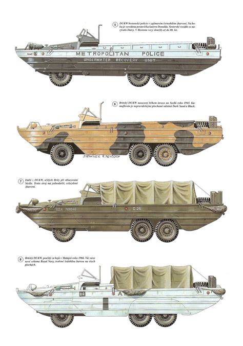 GMC DUKW-353'US amphibian 6x6 ,2,5t truck variants Wwii Vehicles ...