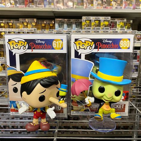 Funko Pop Disney Pinocchio : Set of 2 Bundle Pinocchio + Jiminy Cricket ...